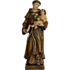 Figurka św. Antoniego Padewskiego z Dzieciątkiem Jezus i Laterną, 20 cm