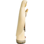 Estatua y Figurilla de la Virgen de Lourdes de Madera Artesanal Val Gardena