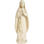 Our Lady of Lourdes Statue and Figurine in Hand-carved Val Gardena Wood