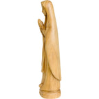 Our Lady of Lourdes Statue and Figurine in Hand-carved Val Gardena Wood