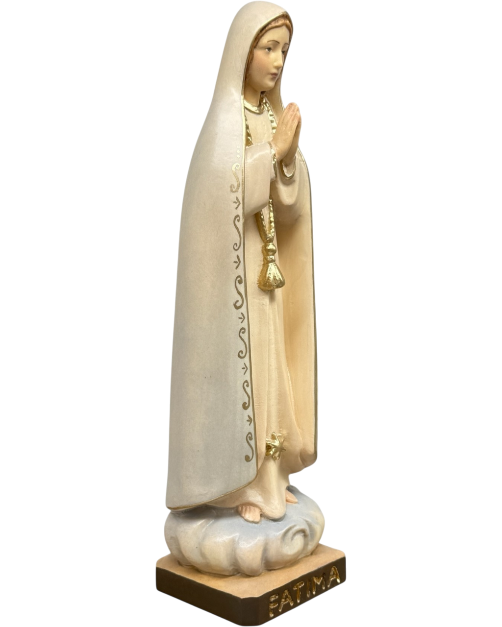 Statua in Legno Madonna di Fatima Pellegrina della Val Gardena