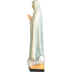 Hand-carved Wooden Statue of Our Lady of Fátima Pilgrim from Val Gardena