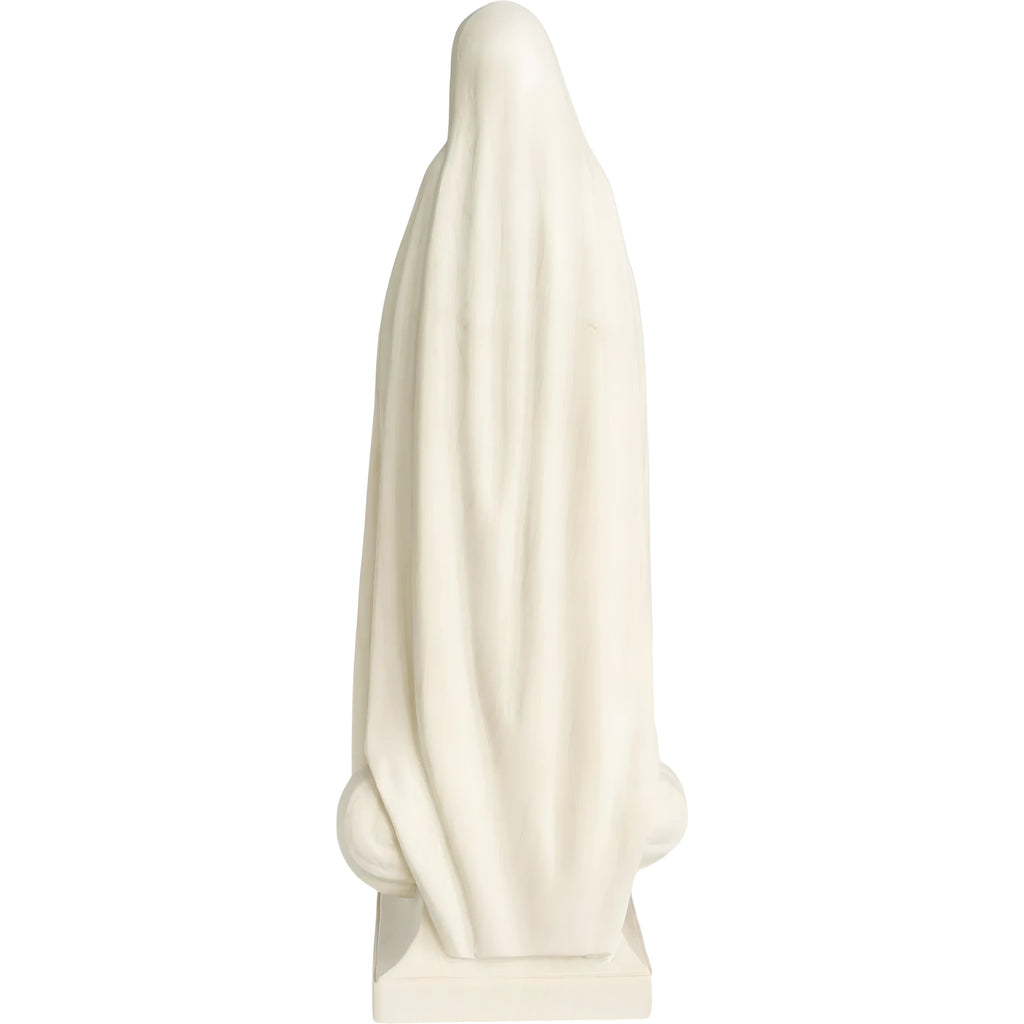 Hand-carved Wooden Statue of Our Lady of Fátima Pilgrim from Val Gardena