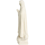 Hand-carved Wooden Statue of Our Lady of Fátima Pilgrim from Val Gardena