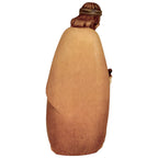 Estatua de Madera Pastor con Vaso | Artesanía Sacra Val Gardena
