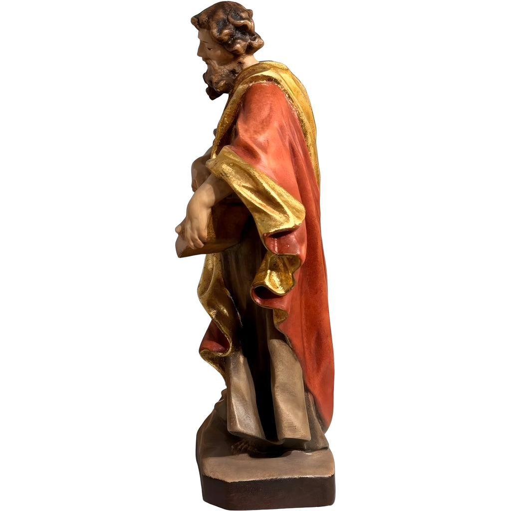 Statua in Legno San Beniamino di Persia Policroma e Dorata | Dolfi