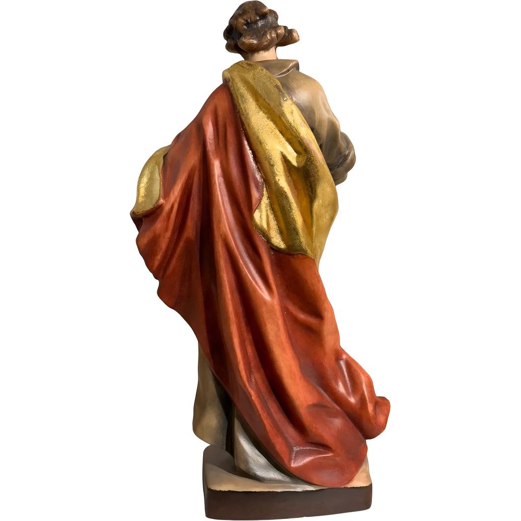 Statua in Legno San Beniamino di Persia Policroma e Dorata | Dolfi