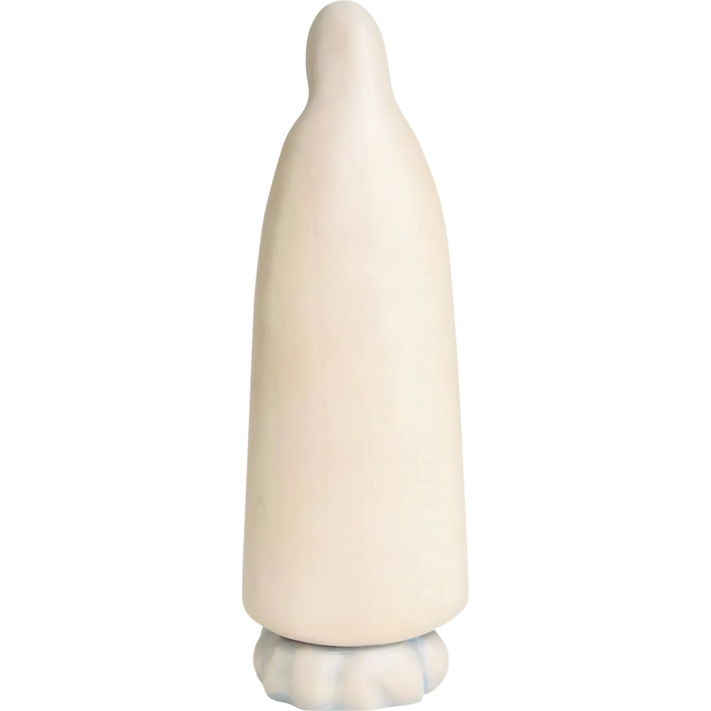 Statue de la Vierge Marie Pèlerine de Fatima, stylisée, en bois, Val Gardena