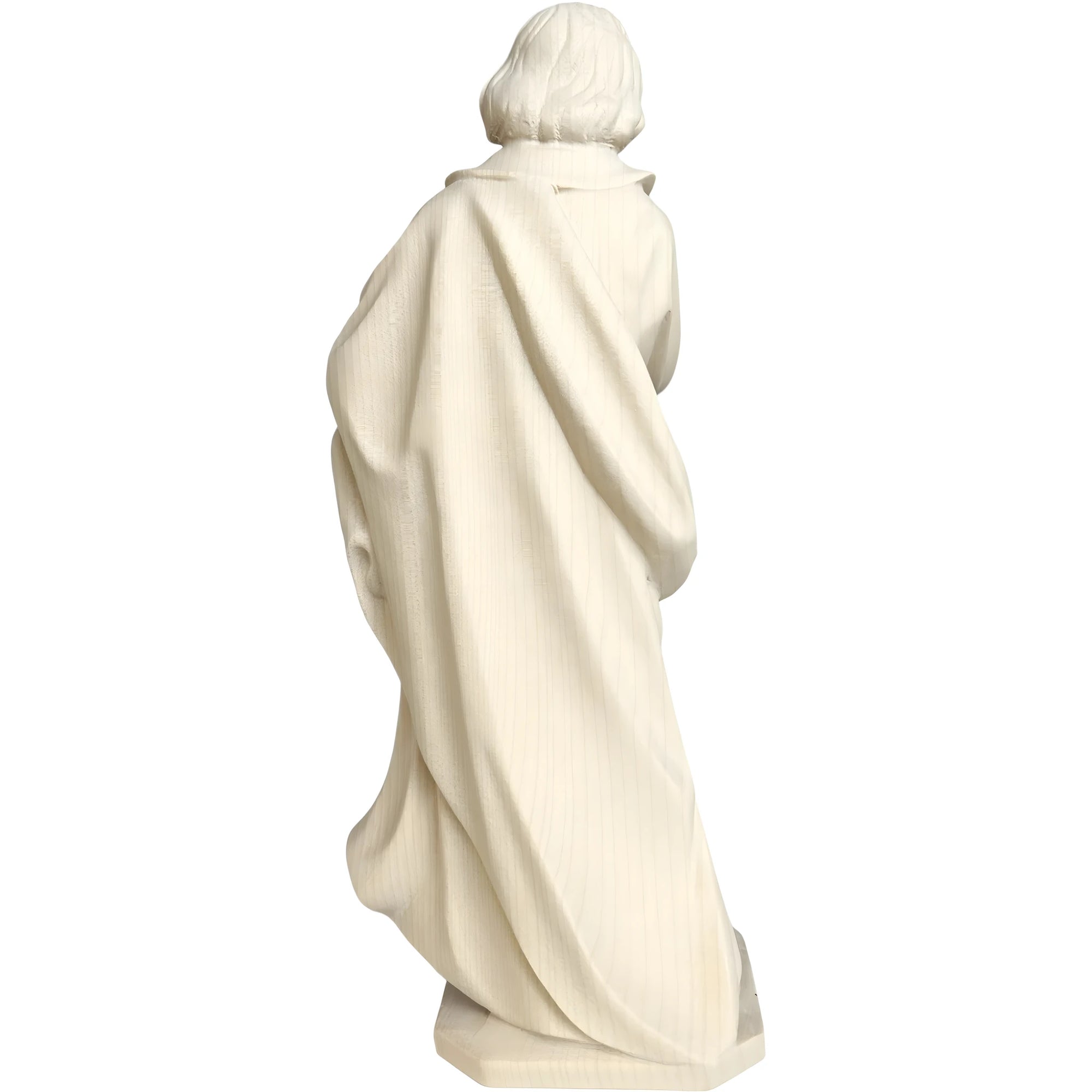 Statua in Legno di San Giuseppe Lavoratore dipinta a mano | Arte Sacra Val Gardena