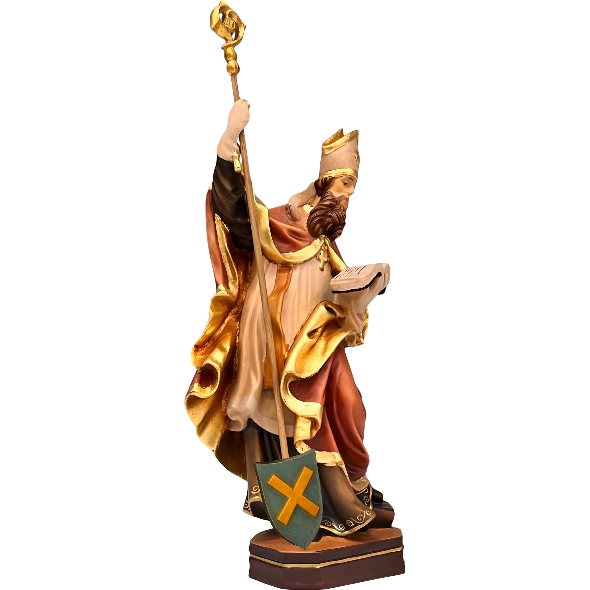 Wooden Statue of Saint Ubald
