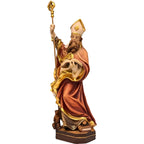 Statua in legno di San Massimo di Treviri | Arte Sacra della Val Gardena