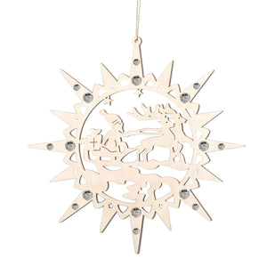 Stelle natalizie in legno