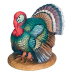 Colored Stylized Maple Wood Turkey, Val Gardena