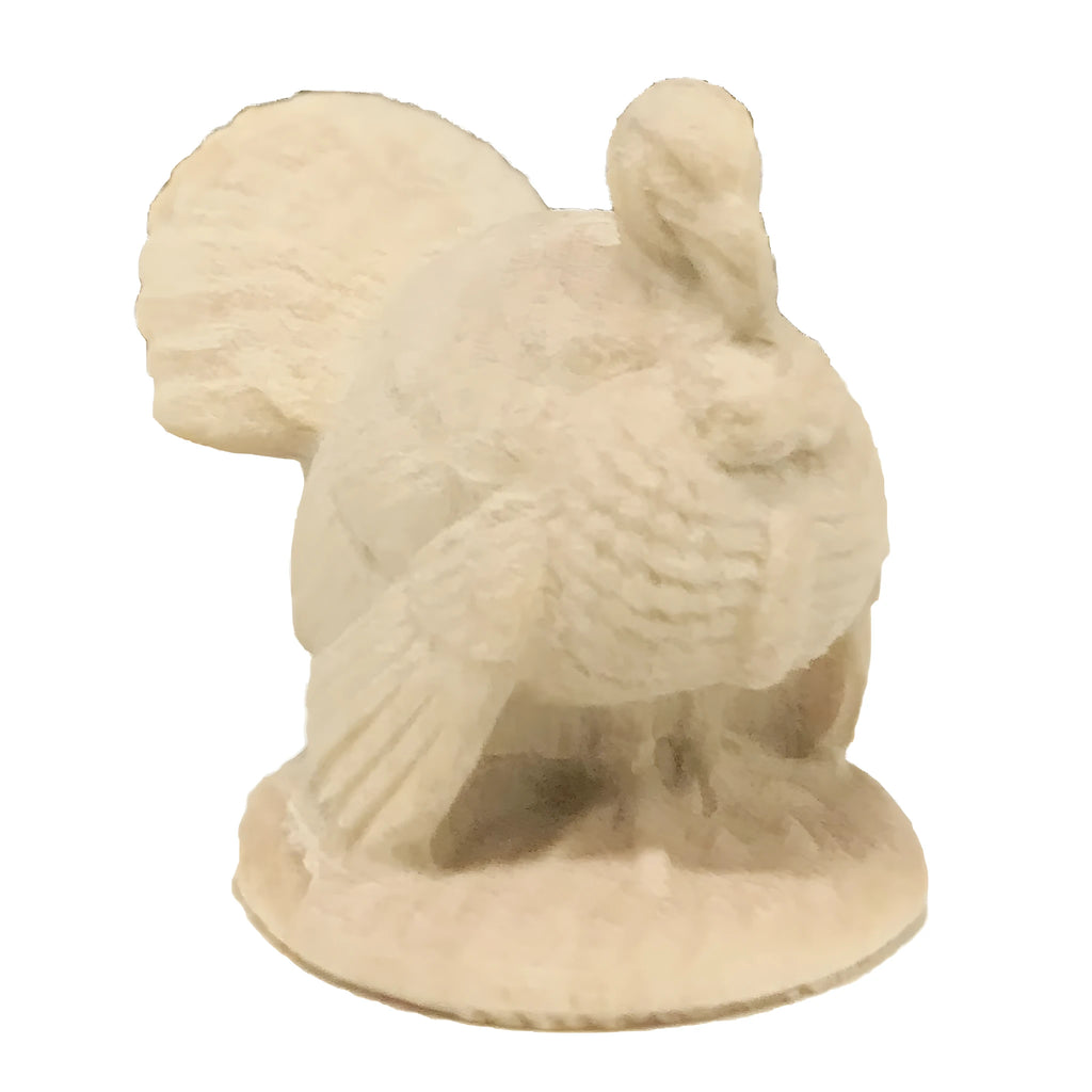 Colored Stylized Maple Wood Turkey, Val Gardena