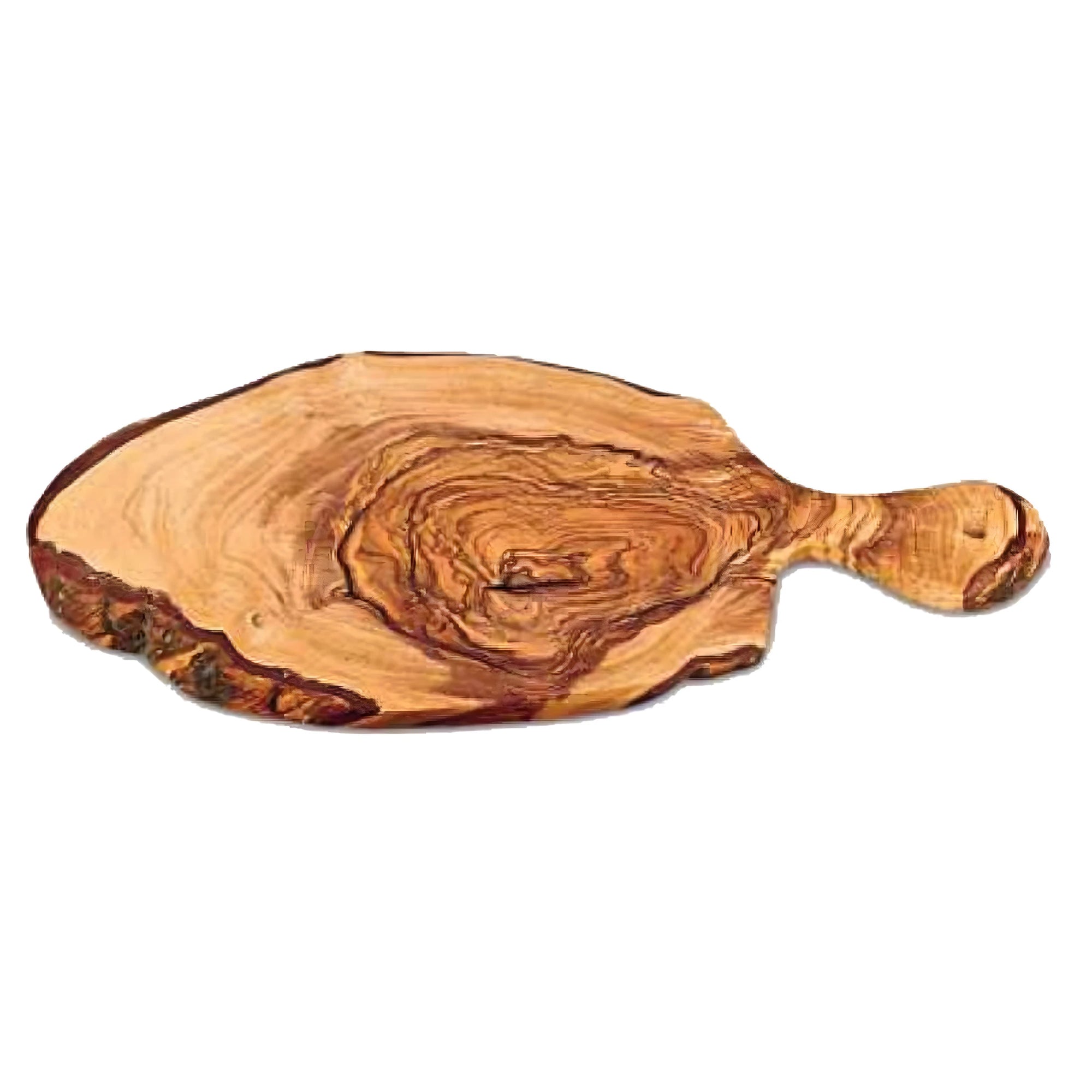Handmade Solid Olive Wood Serving Board with Natural Edge