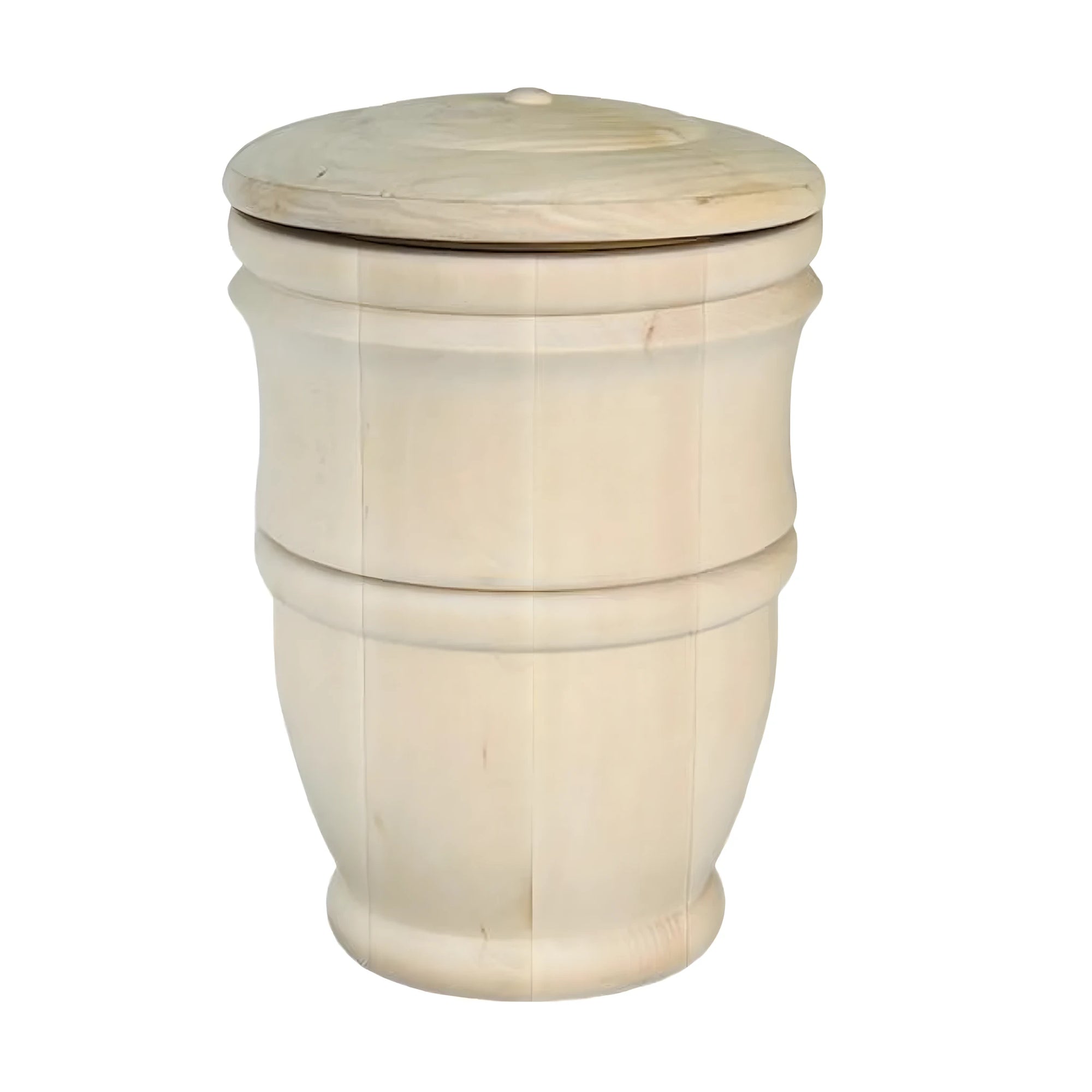 Ecological Ash Wood Cinerary Urn Handcrafted Val Gardena