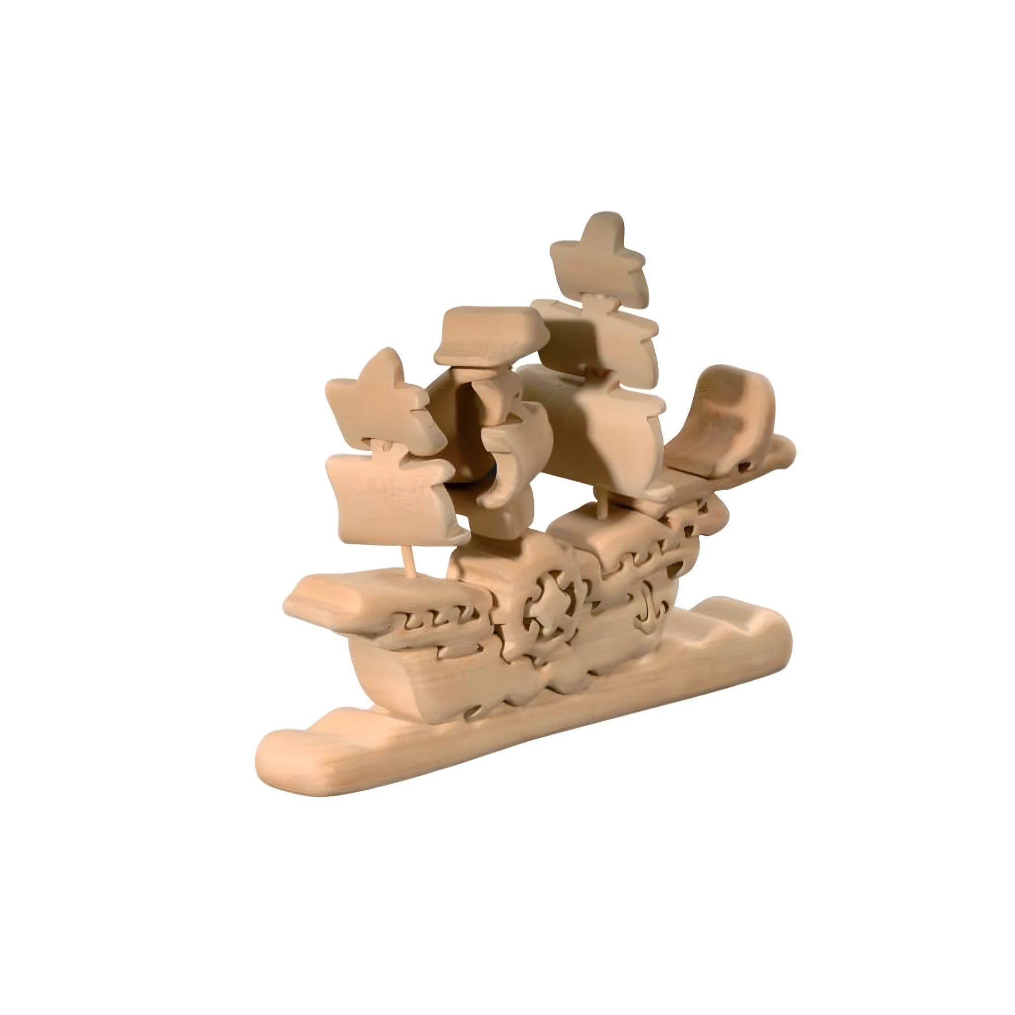 Pirate Ship 3D Wooden Puzzle