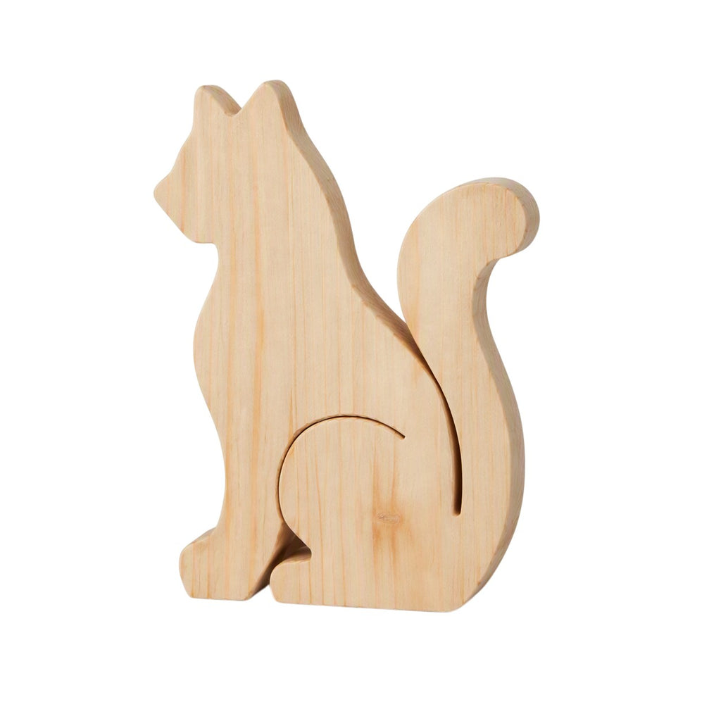 gatto in legno