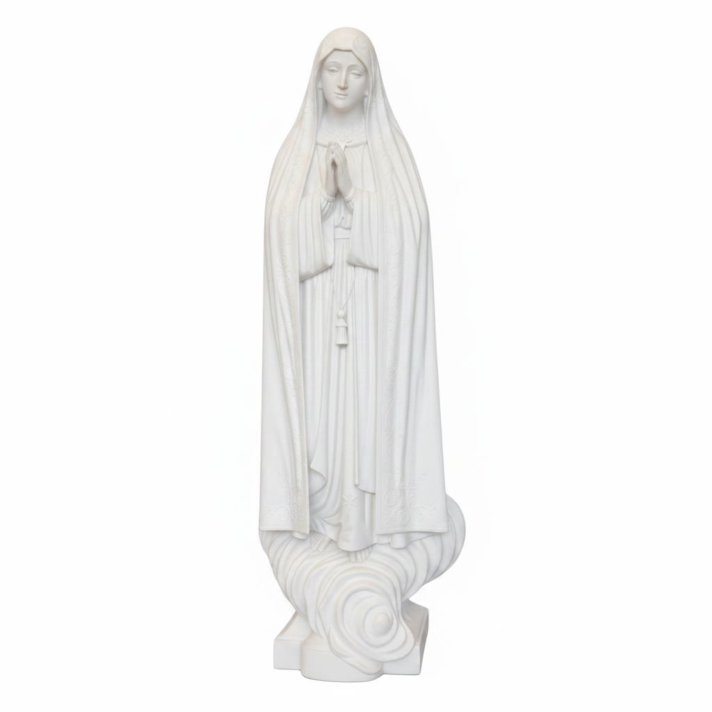 Anteprima statua Madonna di Fatima bianca